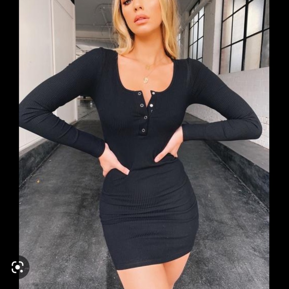 Tiger mist Aliyah long sleeve dress